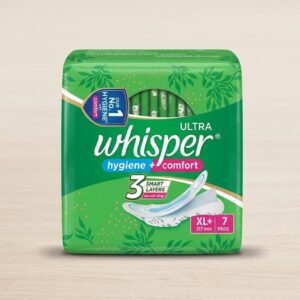 Whisper Hygiene + Comfort XL+ Ultra Pads (7U)